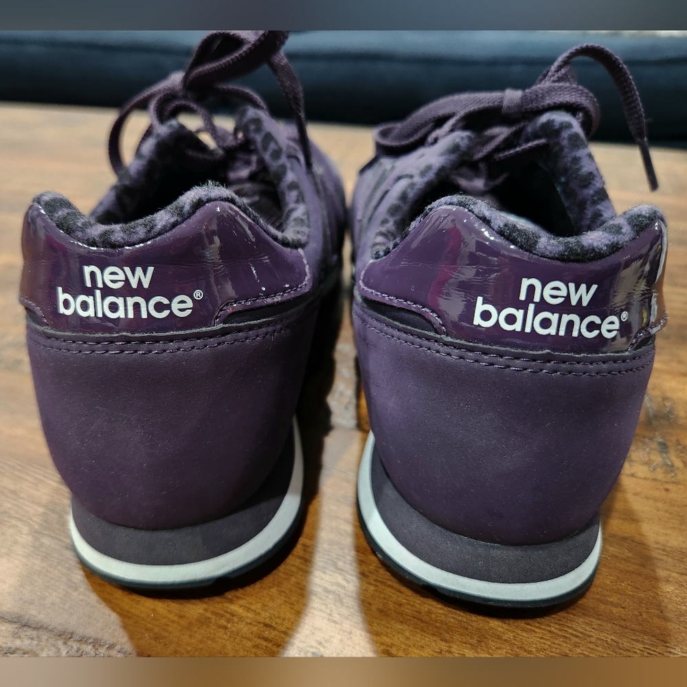 New Balance Women's 373 Sneakers Purple Leopard Sz 9.5 - Picture 9 of 10